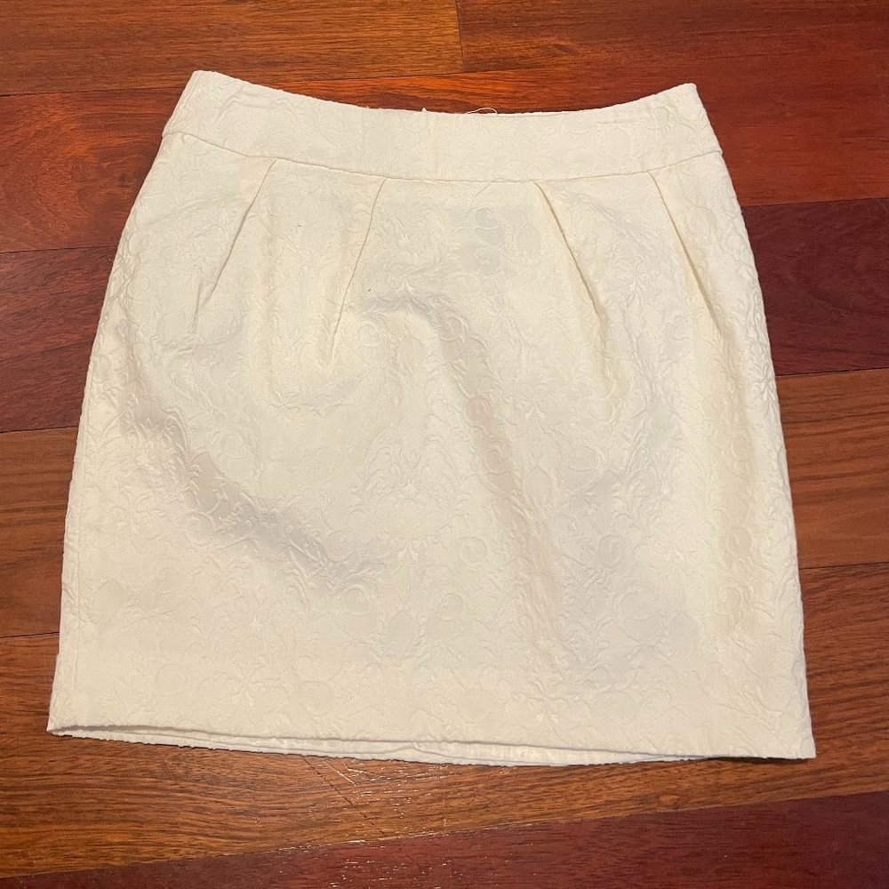 White Cynthia Rowley Lace Skirt Size 6